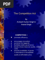 The Competition Act: by Avinash Kumar Singh & Anand Singh