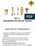 NR 11 Segurança No Uso de Talhas