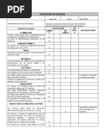 Formato Inspección de Oficinas