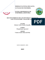 Reconocimiento de Los Sintomas y Signos de Los Cultivos Del Valle Del Santa