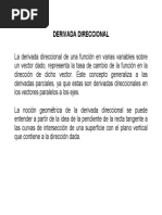 DERIVADA DIRECCIONAL Presentacion