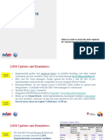 LDM Updates: Make It A Habit To Check This Deck Regularly For Announcements and Updates