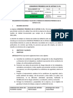 Reglamento de Seguridad y Salud en El Trabajo (Caldero)