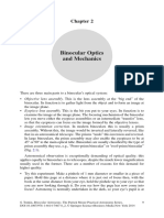 Binocular Optics and Mechanics