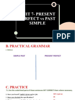 Unit 7-Present Perfect and Simple Past