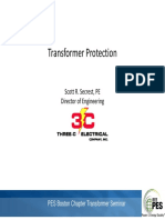 Transformer Protection Transformer Protection: Scott R. Secrest, PE Director of Engineering