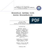 Bronchial Asthma With Acute Exacerbation: Republic of The Philippines College of Nursing