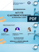 Case Presentation:: Acute Gastroenteritis