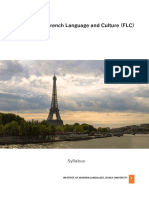 BA in French Language and Culture (FLC)