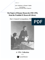 Papers of Eleanor Roosevelt