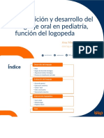 Adquisición y Desarrollo Del Lenguaje Oral en Pediatría, Función Del Logopeda