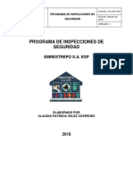 7931 Pgsst-004 Programa de Inspecciones de Seguridad