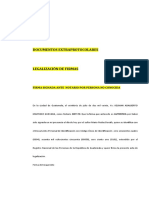 Documentos Extraprotocolares