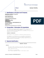 Material Safety Data Sheet: 1 Identification of Product and Company