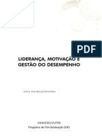 Liderança, Motivação e Gestão Do Desempenho