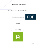 Mapa Conceptual Fundamento de La Investigación