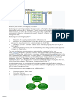 Monitoring and Controlling