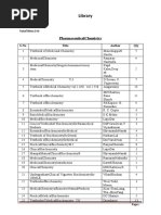 Pharmacy Library Books