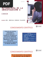 Investigación I. METODOS DE LA INVESTIGACIÓN CIENTÍFICA