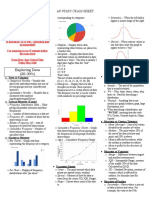 Ap Stats Cram Sheet: Symmetric - When The Left Half Is