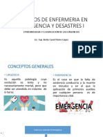 Cuidados de Enfermeria en Emergencia y Desastres I