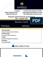 Análisis Organizacional Sistema de Dirección