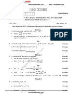 15MATDIP31: Additional Mathematics - I