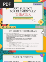 Arts Subject For Elementary - 2nd Grade - Theater by Slidesgo