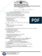 Summative Test No. 2 Science