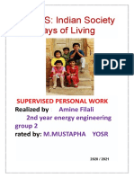 Indian Society and Ways of Living