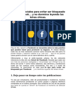 10 Tips Esenciales para Evitar Ser Bloqueado Por Facebook