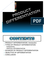 Product Differentiation