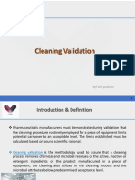 Cleaning Validation