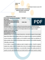 SYLLABUS Paradigmas de Investigacion en Psicologia