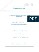 Prepa en Línea SEP: Módulo 8 Proyecto Integrador: "Investigación de Los Derechos Humanos"