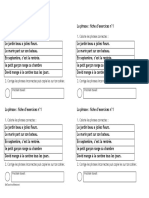 ECAM - La Notion de Phrase Fiche Exos