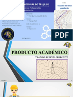 Trazado de Linea Gradiente y Elección de La Mejor Ruta