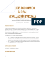 Análisis Económico Global - Evaluación Parcial