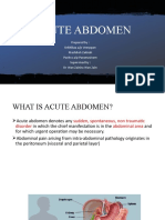 Acute Abdomen Final