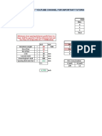 Reinforcement Calculation