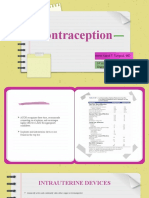 Contraception: Anne Karyll T. Tungcul, MD 1 Year Resident Ospital NG Makati