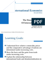 C Standard Theory of in Trade