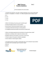 NMAT Physics Practice Questions Set 2