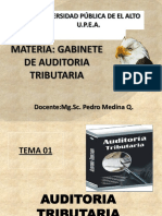 Tema 01 - Gabinete de Auditoria Tributaria - Diapositiva Upea - 2021