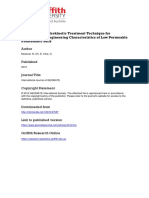 A Review of Elektrokinetic Trearment Technique For Improving The Engineering Characteristics of Low Permeable Problematic Soils