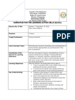 Narrative For The Learning Action Cells (Slacs) : Betis High School