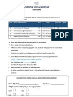 Olympiad 2020 Notice To Parents