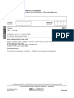 Cambridge International General Certificate of Secondary Education