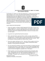 Operating Instructions For The Shimadzu Uv-2401Pc Uv-Visible Spectrophotometer