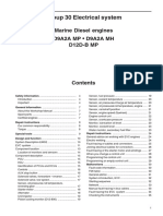 Group 30 Electrical System: Marine Diesel Engines D9A2A MP - D9A2A MH D12D-B MP